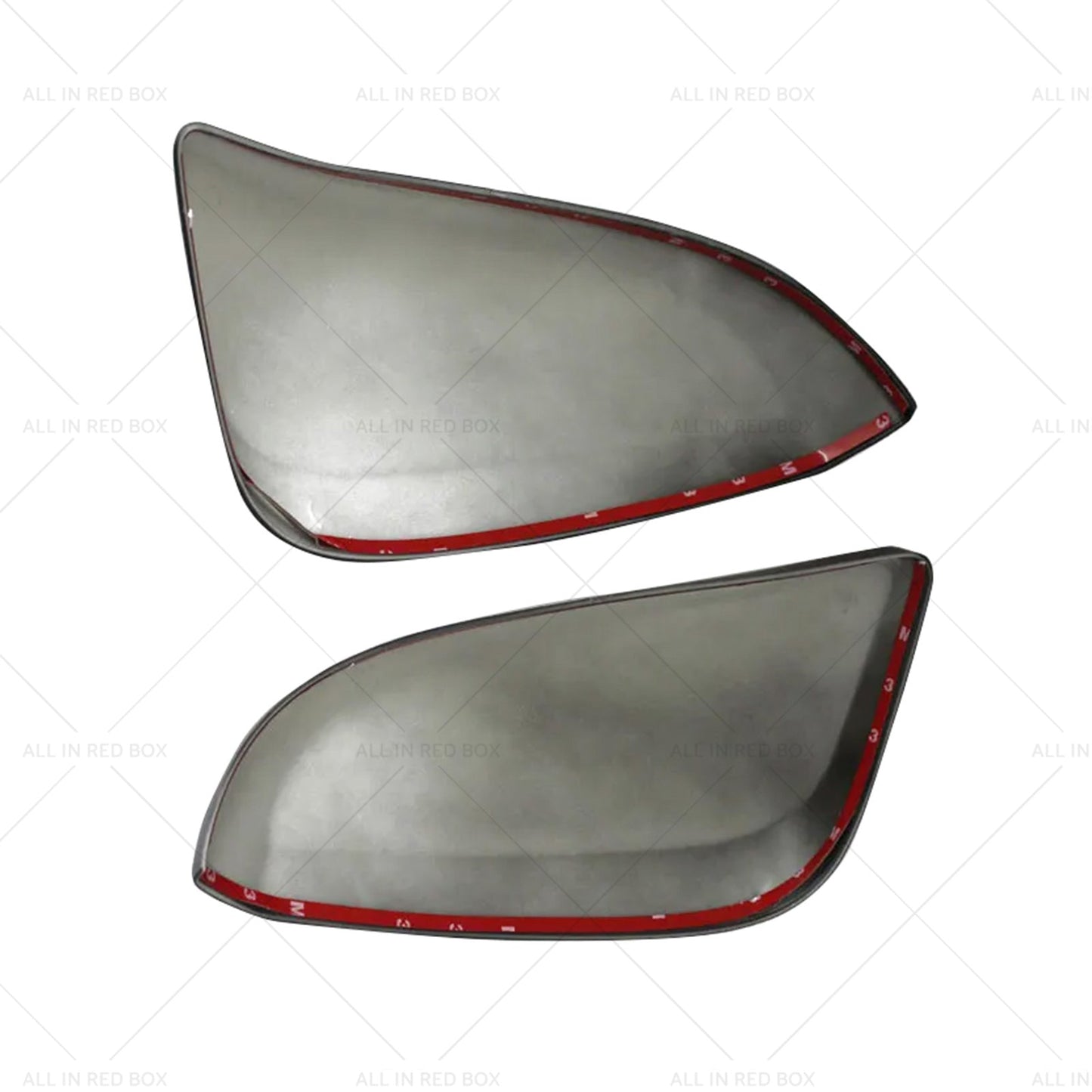 Black Mirror Covers + Door Handles Kit Suitable for Toyota Hilux 2015 - 2023