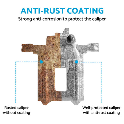 Front Left Rear Brake Caliper Compatible With Jeep Cherokee XJ, Wrangler TJ & Grand Cherokee