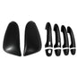 Black Mirror Covers + Door Handles Kit Suitable for Toyota Hilux 2015 - 2023