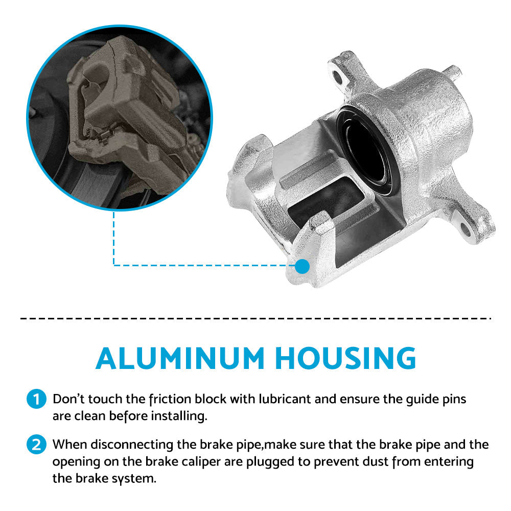 Front Left Rear Brake Caliper Compatible With Jeep Cherokee XJ, Wrangler TJ & Grand Cherokee