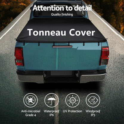Tonneau Cover For Ford Falcon AU BA BF XR6 XR8 Ute Rip Resistant 2/1999-5/2008