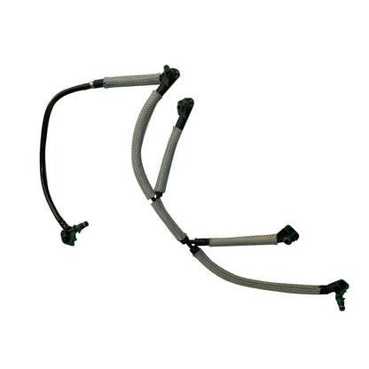 Engine Fuel Injector Leak Off Pipes Installation Parts Set For C4 C5